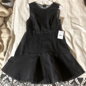 Free People Black Denim Dress / Jumper Brand New